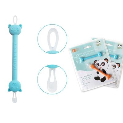 China 2022 Hot Selling Amazon Baby Tool Portable Baby Products Silicone Cleaning Booger Nose and Ear Cleaner WC-004 for sale