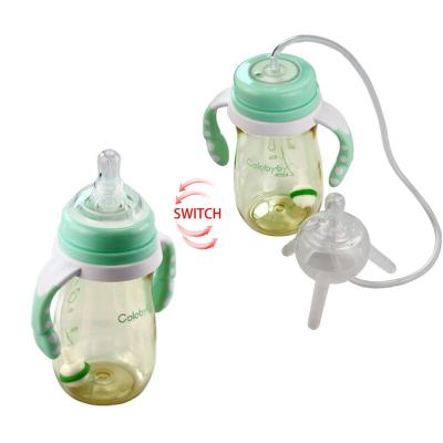 China 270ML BPA Free BPA Free PPSU Hands Free Feeding Bottle for sale