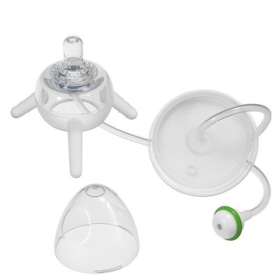 China 2021 New Design BPA Free Wide Mouth Feeding Bottle Nipples Hands Free Wide Baby Feeding Teat for sale