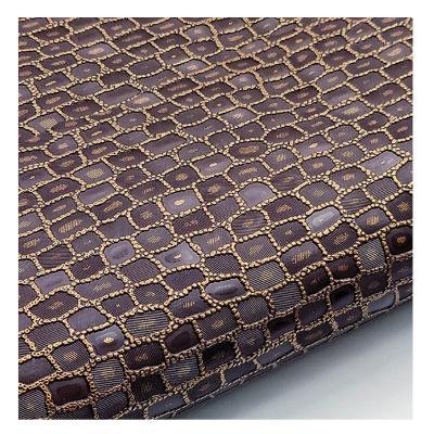 China Small Leather Pattern Square Waterproof Stereoscopic Stone PVC For Jewelry Box Handbag Furniture Packaging Decoration Leather for sale