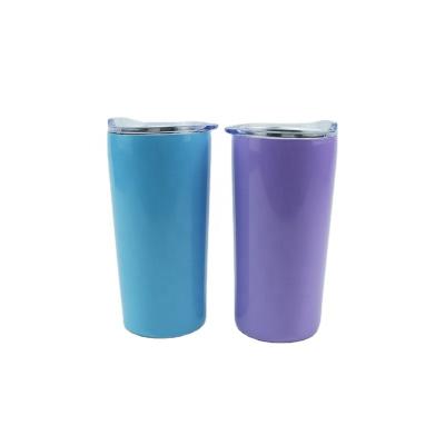 China Sustainable 600ml Stainless Steel Travel Tumbler Cups Thermos Double Wall Water Bottle Vacuum Insulated Custom Mugs Tumblers For Sale for sale