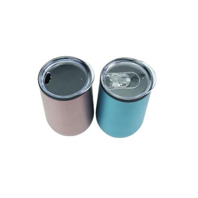 China Viable Custom High Quality Sublimation Stainless Steel 500ml Double Wall Beer Mug Tumbler Egg Shaped Wine Glass for sale