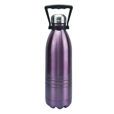 China Sale 1.5L Sports Stainless Steel PORTABLE Hot Water Bottle Double Wall Coke Bottle With Handle Stainless Steel Cola Water Bottle for sale