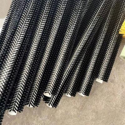 China Industrial Cylindrical Rotary Roller Cleaning Brush For Conveyor Belt Cleaning China for sale