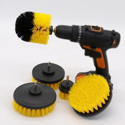 China Cheapest Bathroom Floor Carpet Scrubber Cleaning Brush For Drill for sale