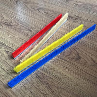 China China Cheapest Price Dustproof PBT PP Stiffen Strip Cleaning Brush With Galvanized Steel Holder for sale