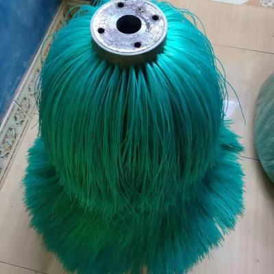 China New Style Road PE/Nylon Bristle Barrier Guardrail Cleaning Brush China for sale