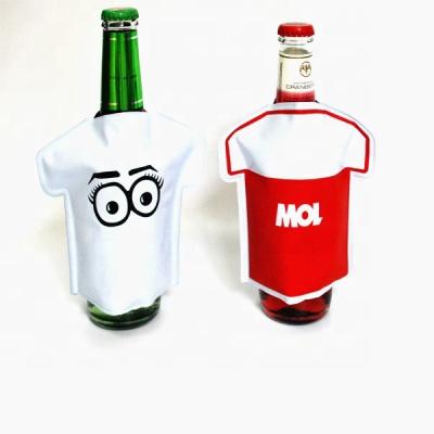 China KEEP COLD Beer Cooler Beverage Cola Cooling Sleeve Reusable Freeze Can Portable Soft Cooler PVC Backpack Wine Bottle Cooler for sale