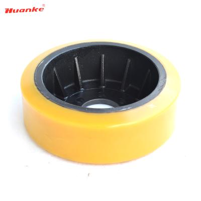 China Supplier Forklift Industry Forklift Drive Motor PU Wheel Rim 7 Holes For JUNGHEINRICH Forklifts for sale