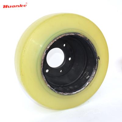 China Machinery Repairs Workshop Electric Forklift Parts 330*145*180mm PU WHEEL Used For NICHIYU FBR14 FBR15 FBR16 for sale