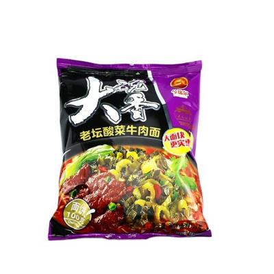 China Laotan Ramen Plant Cabbage Beef Marinated Chinese Instant Noodles Large Soup Bowl Normal for sale