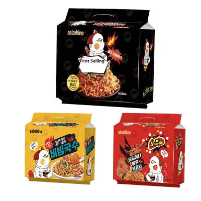 China Factory Wholesale Normal Hot Roast Chicken Season Spicy Noodle Flavor Korean Fire Stir Fried Instant Ramen Noodles for sale