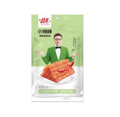 China Hot Selling Small Spicy Sticks 38g Natural Jialong Chinese Snacks Spicy Strips for sale