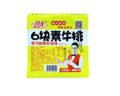 China Natural Spicy Traditional Vegetarian Chinese Flavor Latiao Vegetarian Snacks Products Spicy Bean Strips for sale