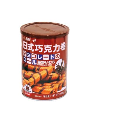 China Natural Crunchy Chocolate Flavor Chinese Wholesale Manufactures Japanese Chocolate Roll Cookie for sale