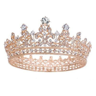 China Fashion Bride Crown Headpiece Around Crystal Jewelry Birthday Party Crown for sale