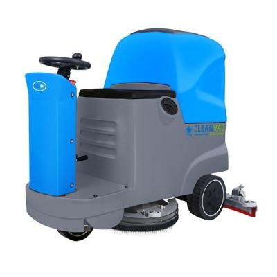 China Hotels CLENAVAC Compact Drive Type Fully Automatic Ride On Floor Cleaning Machine for sale