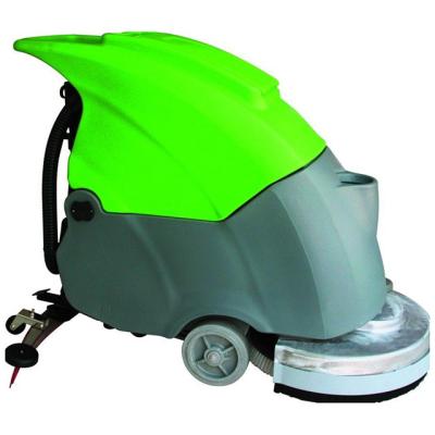 China CLEANVAC Cleaning Scrubber Machine Outdoor Cleaning Walk Behind Multifunctional Floor Scrubber Floor Cleaning Machine for sale