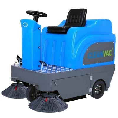 China Building Material Shops CLEANVAC Compact Ride On Sweeper For Narrow Place for sale