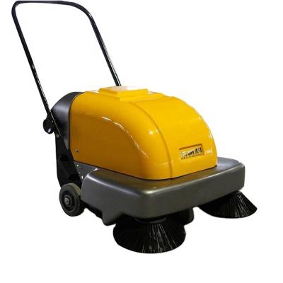 China Cleanging CLEANVAC Electric Outdoor Power Sweeper Walk Behind Battery Operated Sweeper for sale