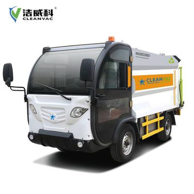 China Building Material Stores CLEANVAC 5000liter Garbage Truck Side Loader For Community Or Apartment for sale