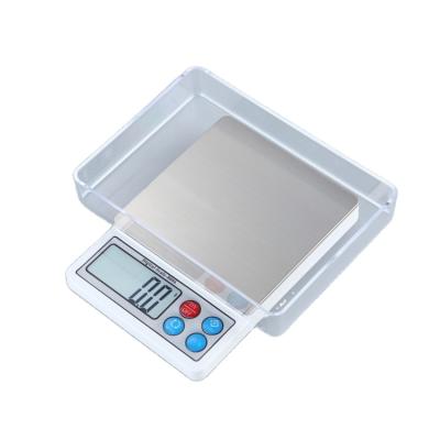 China Larger Size Digital Food Scale Weight Grams And Ounce Kitchen Scale For Cooking High Precision Electronic Baking Scale With LCD Display 141x100x19mm for sale