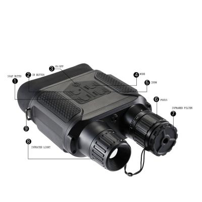 China Night Vision Binoculars With LCD Screen 3.5x-7x Zoom Focus 90x42mm for sale