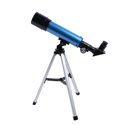 China Aluminum Alloy Customized Blue Astronomical 50360 High Definition Telescope For Kids And Beginners for sale