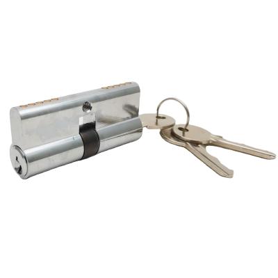 China Euro door hot-selling double door cylinder door open brass cylinder lock for sale