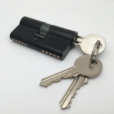 China Hotels Most Popular Matte Black Powder Coating Euro Door Lock Cylinder for sale