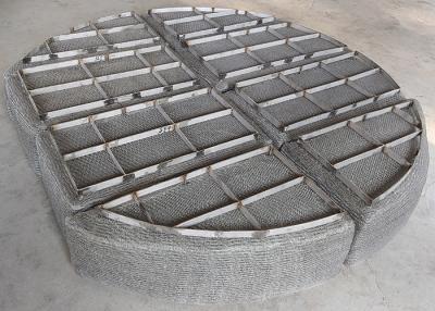 China PP SS304 2205 Knitmesh Demister Pad 4718-100mm 144Kg/M3 for sale