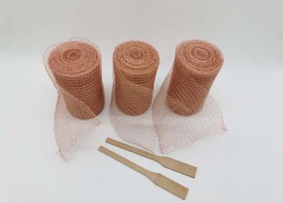 China Sturdy Stuff Fit Copper Mesh For Gap Copper Blocker Fill Fabric 4