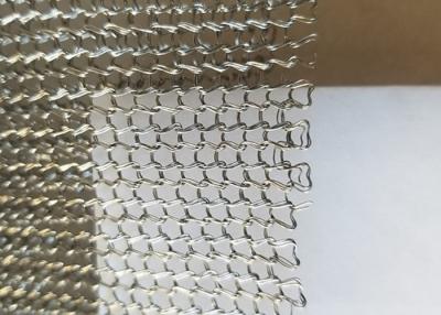 China Waved 0.23mm 0.25mm 316L Corrugated Wire Mesh Sing Knitting for sale