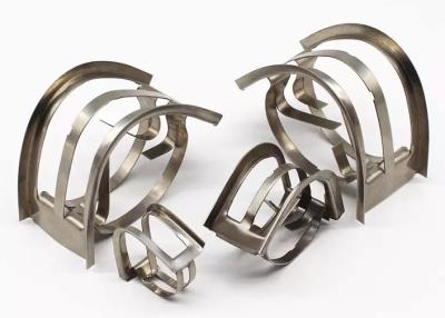 中国 1/2 Inch SS316L Metal Random Packing Saddle Rings ISO9001 販売のため