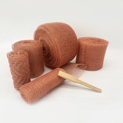 中国 98% Porosity Copper Mesh To Keep Mice Out Long Lasting Wire 販売のため