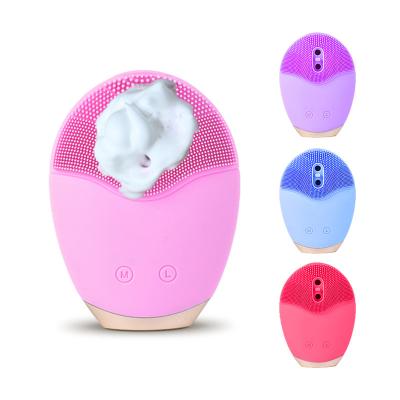 China Wireless 2.4W Electric Facial Cleansing Brush 5Volt electric face washer for sale