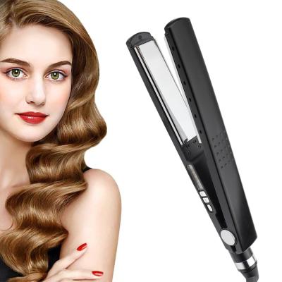 China ROHS certified PTC Heater Ceramic Hair Straightener 1.25 Inch Flat Iron for sale