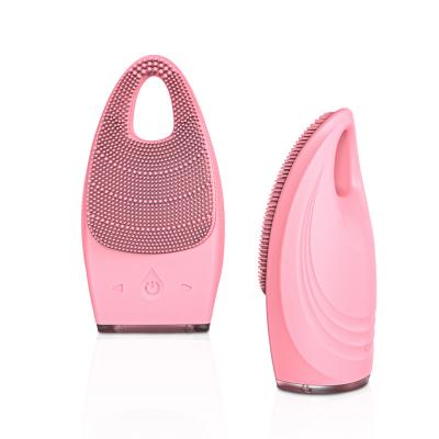 China IPX6 200mAh Electric Silicone Face Brush Ultrasonic Facial Cleansing Device for sale