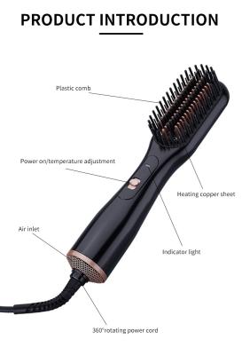 China 1000W Infrared Ionic Hair Straightening Brush DC Motor ETL for sale