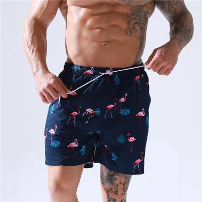 China parride 16 customized logo solid simple blue colors men swim trunks quick dry outdoor track shorts board shorts swimwear men for sale