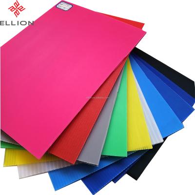 China 100% Recycled 2-12mm Thickness PP Corflute Eco-friendly Plastic Corflute Sheet for sale