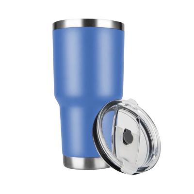 China Factory Direct Wholesale 30oz Double Wall Vacuum Sustainable White Stainless Steel Travel Mugs for sale