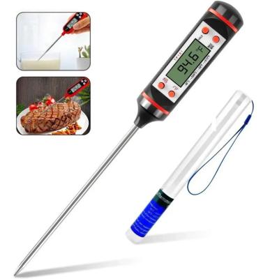 China Kitchen Thermometers Digital BBQ Meat Thermometer Cooking Oil Oven Food Kitchen Probe Water Milk Liquid Thermometer for sale