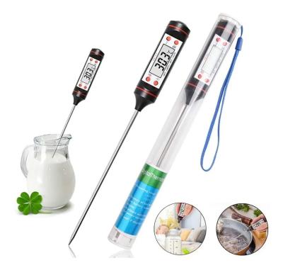 China Kitchen Thermometers Digital Thermometer Cooking Food Probe Meat Cooking BBQ Temperature Instruments for sale