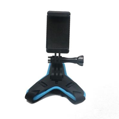 China Adjustable Strap Chin Stand For Action Camera Motorcycle Helmet Mount Bracket Camera Recorder Fix Strap for sale