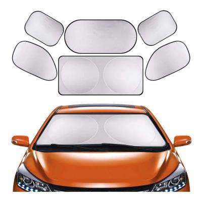 China Business UV Foldable Windshield Protector Reflector Car Window Sunshade Car Sunshade Cover Set for sale