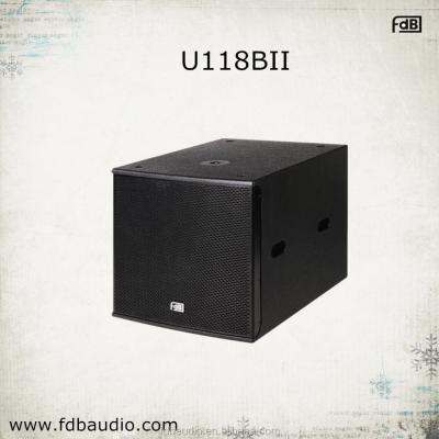 China Plywood U118BII 18 inch subwoofer speaker box for sale