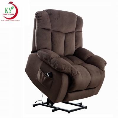 China JKY Adjustable Furniture Motor Recliner Electric Chair Fabric Luxury Single Lounge Chair (Height) For Elderly for sale