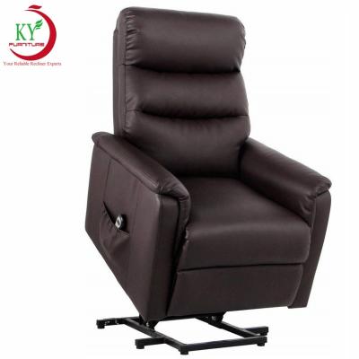 China JKY Leisure Furniture Foldable Modern Leather Recliner Electric Lift Chair Furniture For Living Room for sale