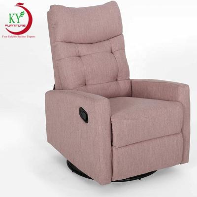 China JKY Adjustable Manual Recliner Chair Furniture Living Room Furniture Modern Simple Fabric (Height) Fabric Leisure Chair for sale